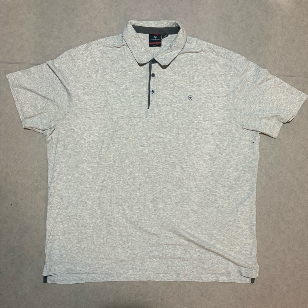 Men's Gray VICTORINOX Polo Shirt